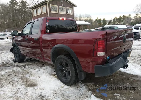 2022 Ram 1500 Classic Warlock 4X4 6'4 Box z USA, uszkodzony, nr VIN 1C6RR7GG5NS224828